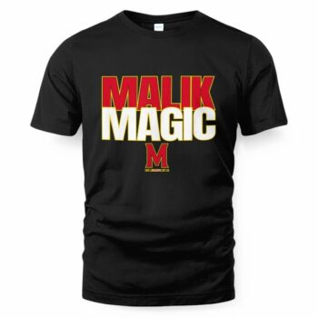 Maryland Football Malik Washington Magic T-Shirt