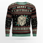Merry Critmas Dungeons & Dragons Ugly Sweater
