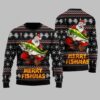 Merry Fishmas Santa Hug Fishing Ugly Christmas Sweater 2 Merry Fishmas Santa Hug Fishing Ugly Christmas Sweater