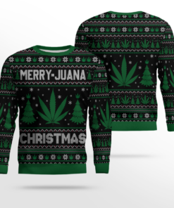 Merry Marijuana Ugly Christmas sweater
