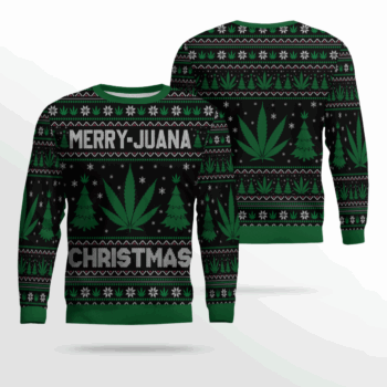 Merry Marijuana Ugly Christmas sweater