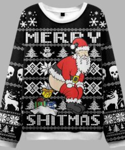 Merry Shitmas Ugly Christmas Sweater