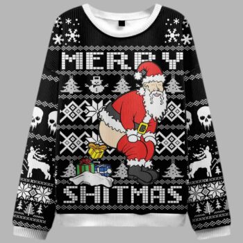 Merry Shitmas Ugly Christmas Sweater