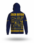 Michigan Wolverines Zach Bryan The Quittin Time Tour 2025 Shirt