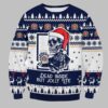 Miller Lite Dead Inside Ugly Christmas Sweater