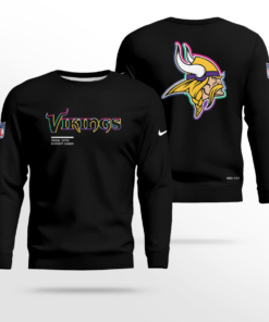 Minnesota Vikings Black 2025 Crucial Catch Sideline Standard Issue Hoodie 2 Minnesota Vikings Black 2025 Crucial Catch Sideline Standard Issue Hoodie