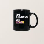 Minnesota Vikings Jj Mccarthy On Sundays We Skol T Shirt