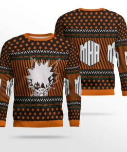 My Hero Academia Bakugo Holiday Ugly Christmas Sweater
