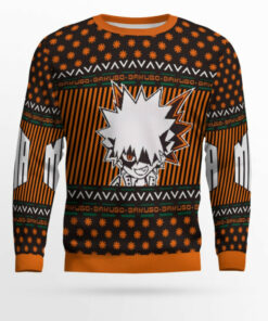 My Hero Academia Bakugo Holiday Ugly Christmas Sweater
