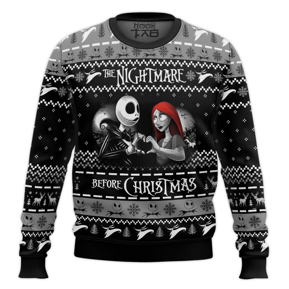 NBC1808DHN7VKOnew-mk2-1.jpg Nightmare Before Xmas Jack Sally Funny Couples Ugly Christmas Sweater