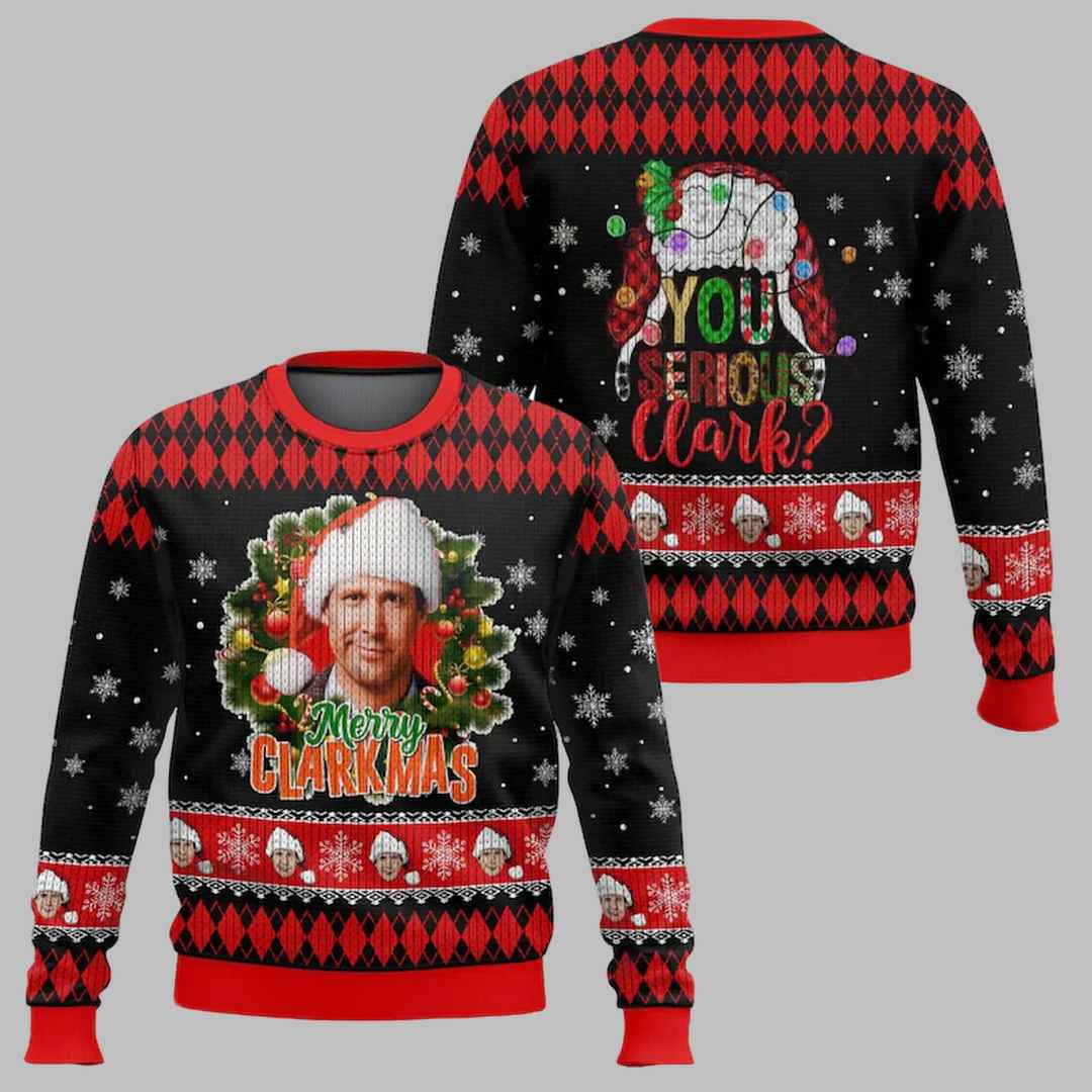 National Lampoon Clark Griswold Ugly Christmas Sweater National Lampoon Clark Griswold Ugly Christmas Sweater