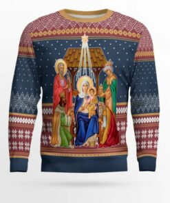 Nativity of Jesus Christ Christmas Sweater