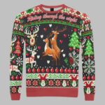 Naughty Reindeer Ugly Christmas Sweater