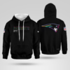 New England Patriots Black 2025 Crucial Catch Sideline Standard Issue Hoodie 2 New England Patriots Black 2025 Crucial Catch Sideline Standard Issue Hoodie
