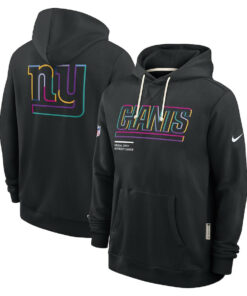 New York Giants Black 2025 Crucial Catch Sideline Standard Issue Hoodie