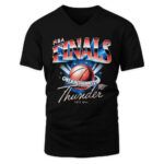 OKC Thunder 2025 Finals Space Basketball T-Shirt