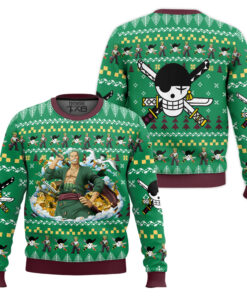 Zoro One Piece Ugly Christmas Sweater