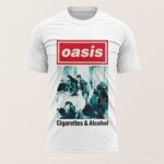 Oasis Live 25 La Rose Bowl Stadium T Shirt