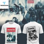 Oasis Live 25 La Rose Bowl Stadium T Shirt