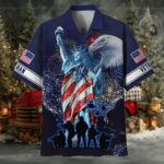 American Pride 4th Of July US Veteran Hawaii Shirt