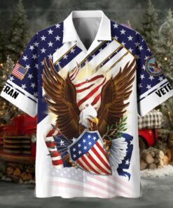 Eagle US Veteran Polo And Hawaii Shirt