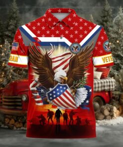 Eagle US Veteran Polo And Hawaii Shirt