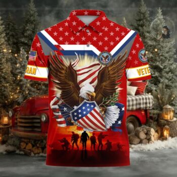 Eagle US Veteran Polo And Hawaii Shirt