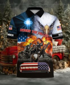 Honor The Fallen Polo And Hawaii Shirt