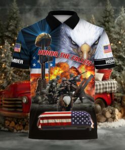 Honor The Fallen Polo And Hawaii Shirt