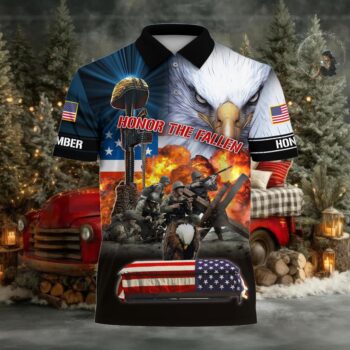 Honor The Fallen Polo And Hawaii Shirt
