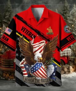 Honor The Fallen US Veteran Polo And Hawaii Shirt