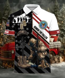 Honor The Fallen US Veteran Polo And Hawaii Shirt