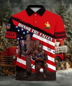 Honor The Fallen US Veteran Polo And Hawaii Shirt