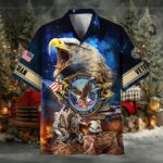 Honoring All Who Served US Veteran Hawaii Shirt