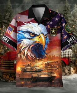 Honoring All Who Served US Veterans Hawaiian Shirt