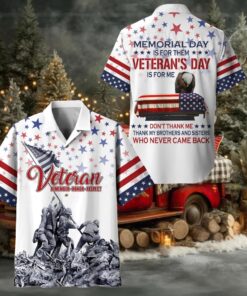Memorial Day Is For Them Polo And Hawaii Shirt