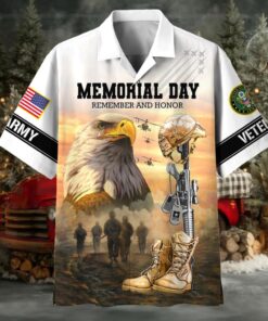 Memorial Day Remember And Honor US Veterans Hawaii Shirt