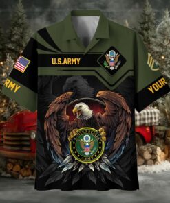 Personalized Proudly Served US Veterans Hawaiian Shirt