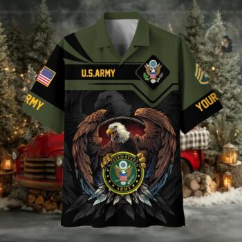 Personalized Proudly Served US Veterans Hawaiian Shirt