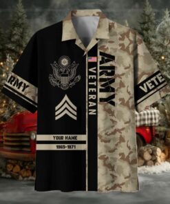 Personalized US Veterans Hawaii Shirt