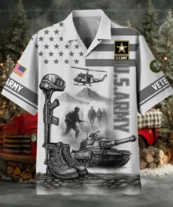 US Veterans Hawaiian Shirt
