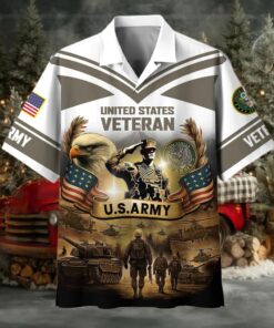 US Veterans Hawaiian Shirt