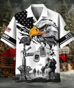 US Veterans Hawaiian Shirt