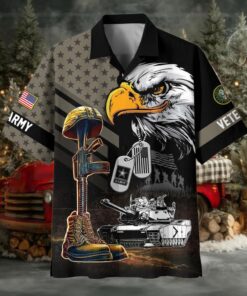 US Veterans Hawaiian Shirt