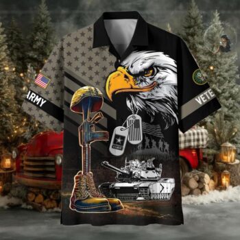US Veterans Hawaiian Shirt