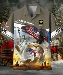 US Veterans Hawaiian Shirt