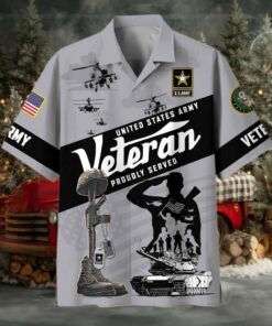 US Veterans Hawaiian Shirt