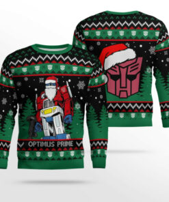 Optimus Prime Transformers Ugly Sweater