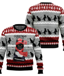 Black Cat Tree Ugly Christmas Sweater Christmas Gift Sweater 2 Black Cat Tree Ugly Christmas Sweater Christmas Gift Sweater