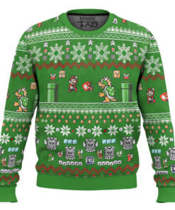 3D Super Mario Ugly Christmas Sweater